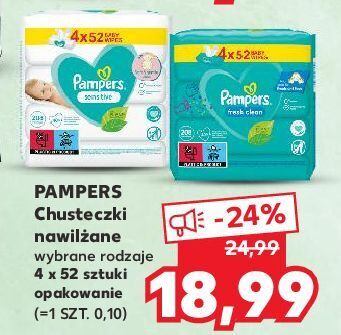 chusteczki pampers gdzie promocje