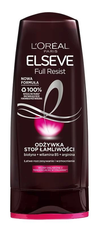 loréal paris elseve arginine resist x3 odżywka do włosów osłabionych