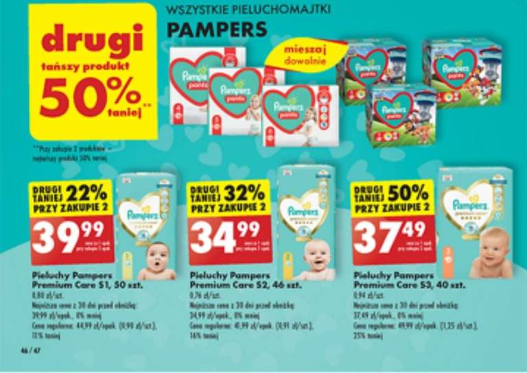 pampers biedronka 54 99