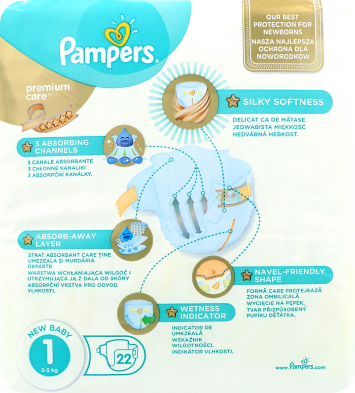 pampers premium care 2 22 szt rossmann