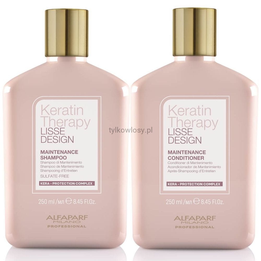 alfaparf keratin therapy lisse design szampon skład