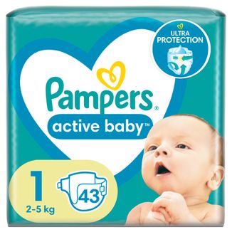 pampers 43 sztuki cena