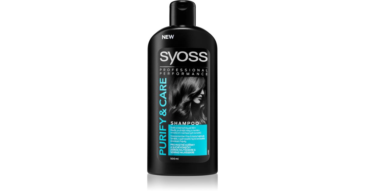 syoss purify & care szampon