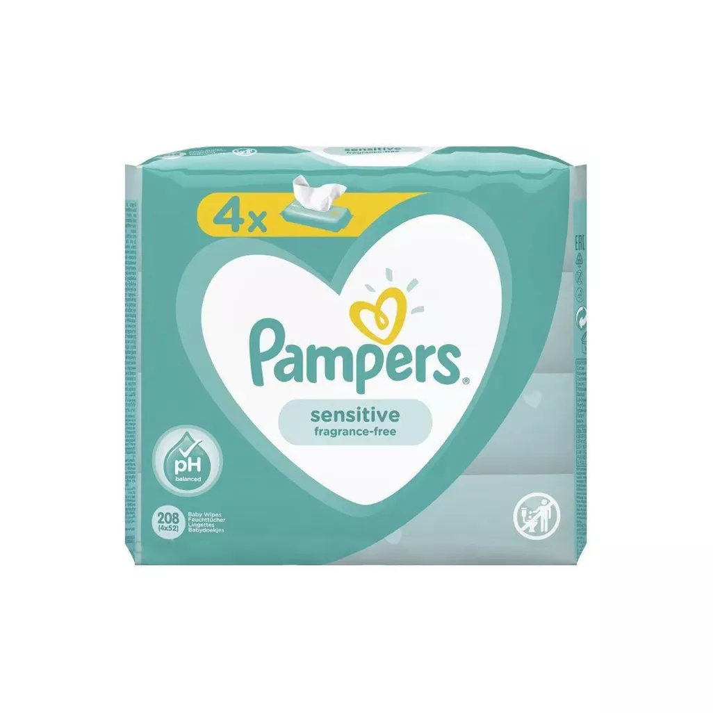 pampers sensitive chusteczki skład