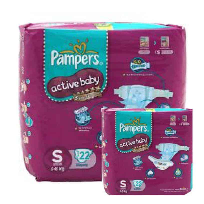 pampers active baby w srodku