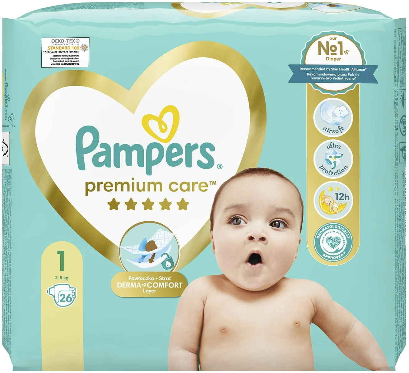 pampers premium care rozmiar 3 120