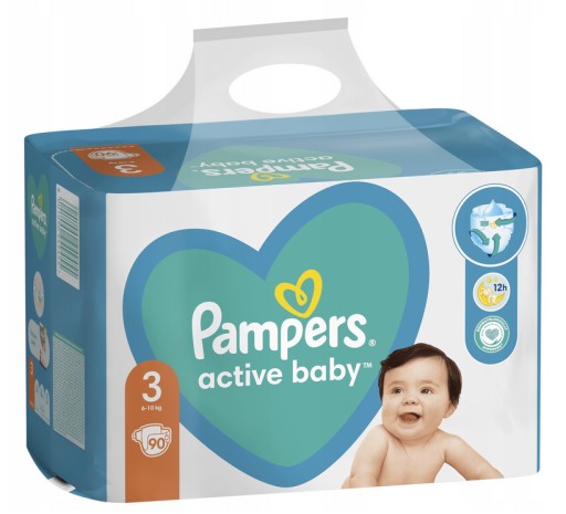 pampers activ bebe 3 90szt