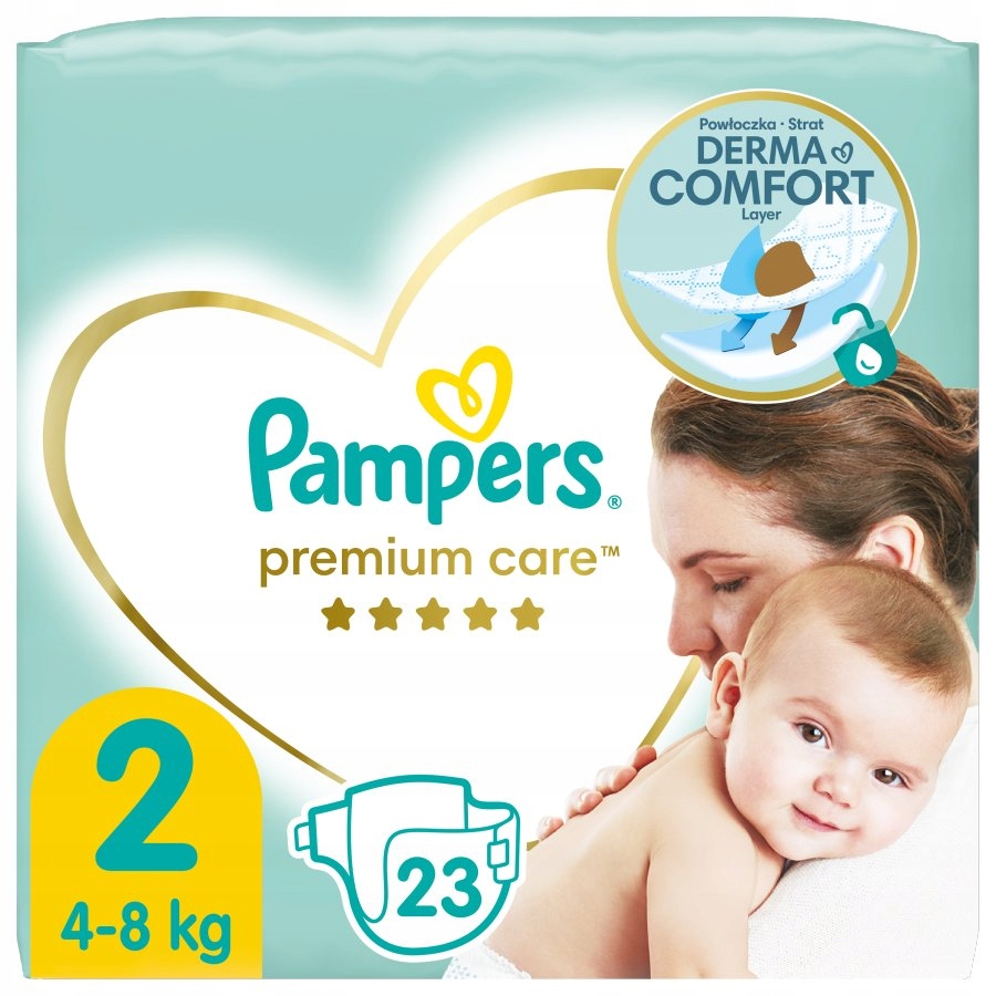 pieluchy pampers premium care 2 mini