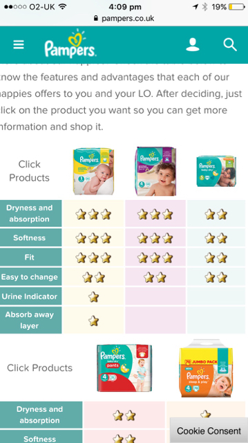 pampers pure premium difference