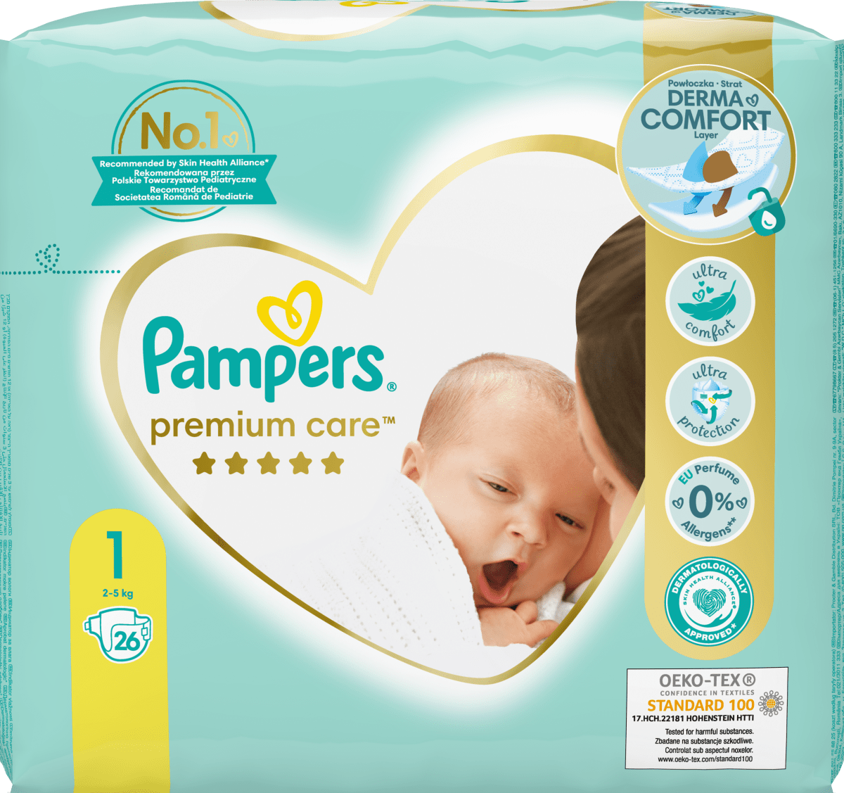 pampers pro care 1 pielucha 38szt