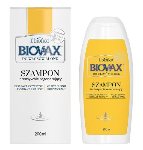 biovax szampon dla włosów blond