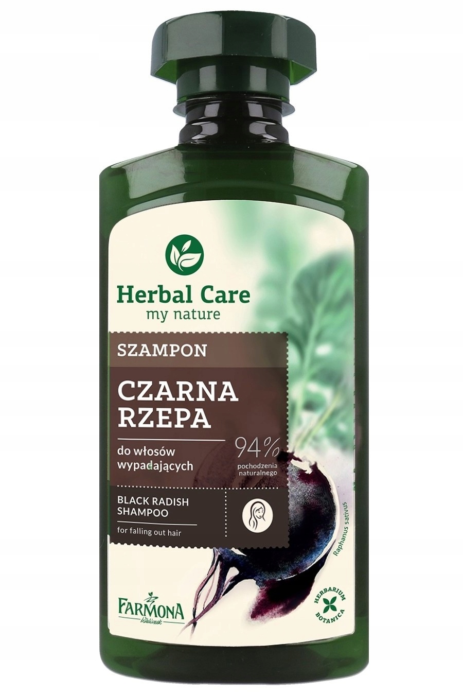 herbal care szampon czarna rzepa