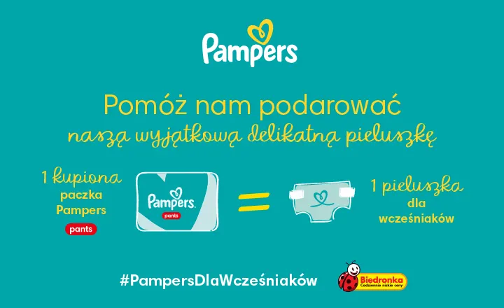 spot reklamowy pampers dla wczesniaków