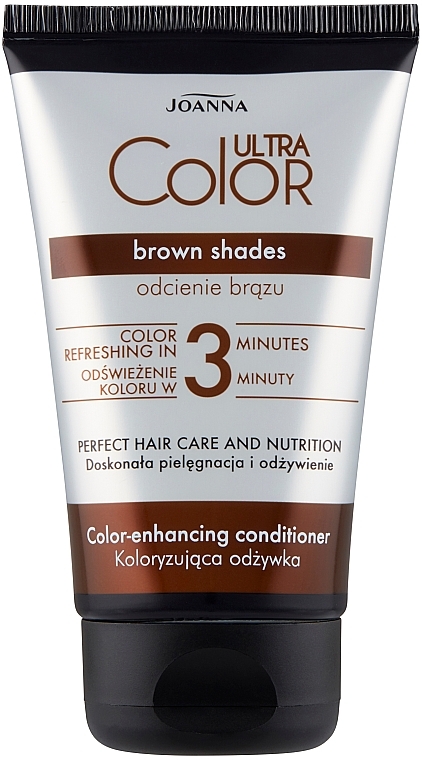 joanna ultra color brown odżywka do włosów koloryzująca