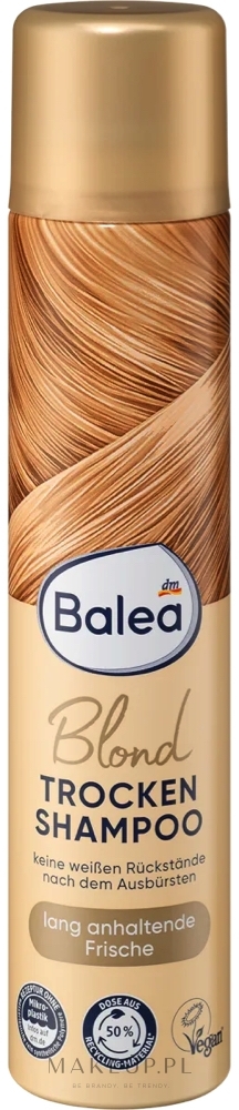 suchy szampon balea blond