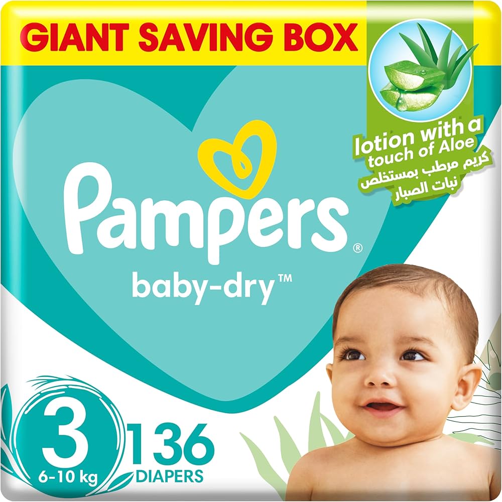 pampers.new dry 3 giant