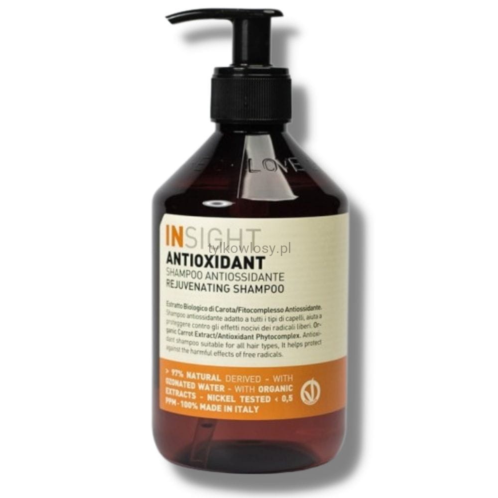 antioxidant shampoo szampon insight blogspot