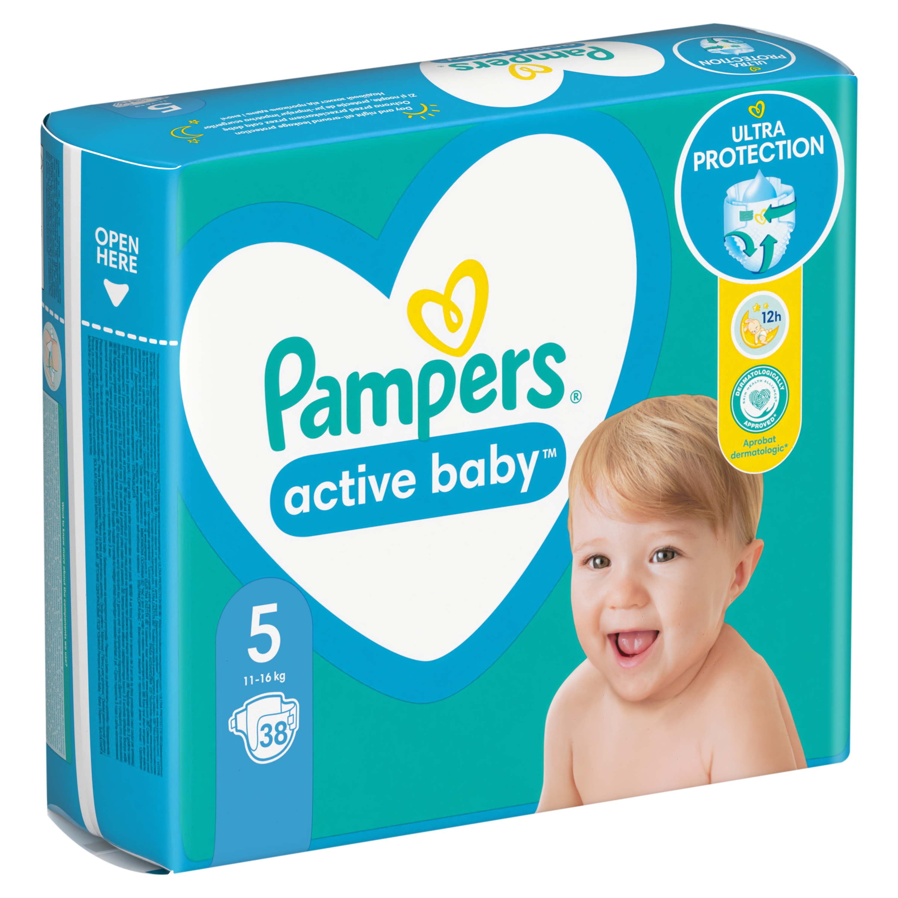 pampers active baby 5 38szt