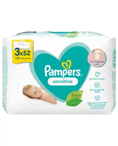 pampers sensitive chusteczki skład