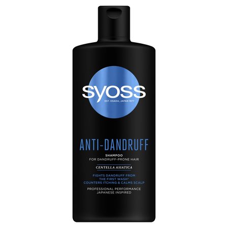 syoss anti-dandruff szampon do włosów 500 ml