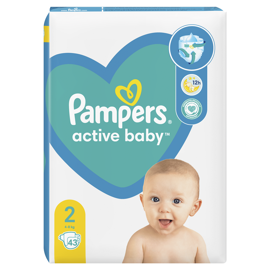 pampers 2 43 szt