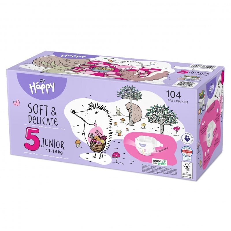 pieluchy happy bella 5 multipack