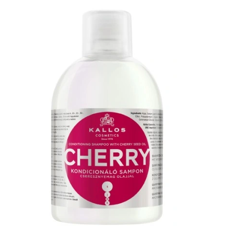 kallos kjmn cherry kondycjonujący szampon do włosów