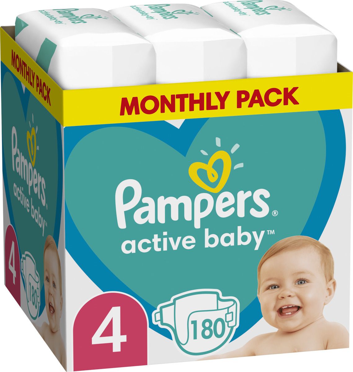 pampers active baby 3 174 szt