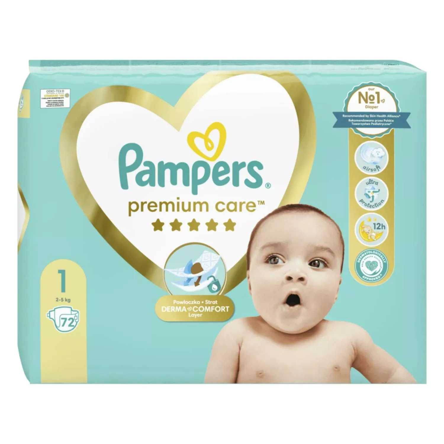 pampers premium care 1 wskaźnik