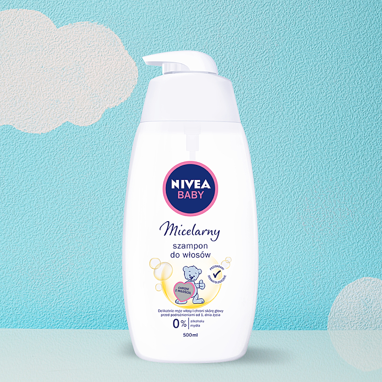 nivea baby micellar szampon