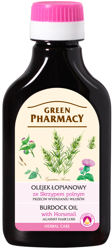 green pharmacy szampon olejek z lopianowy