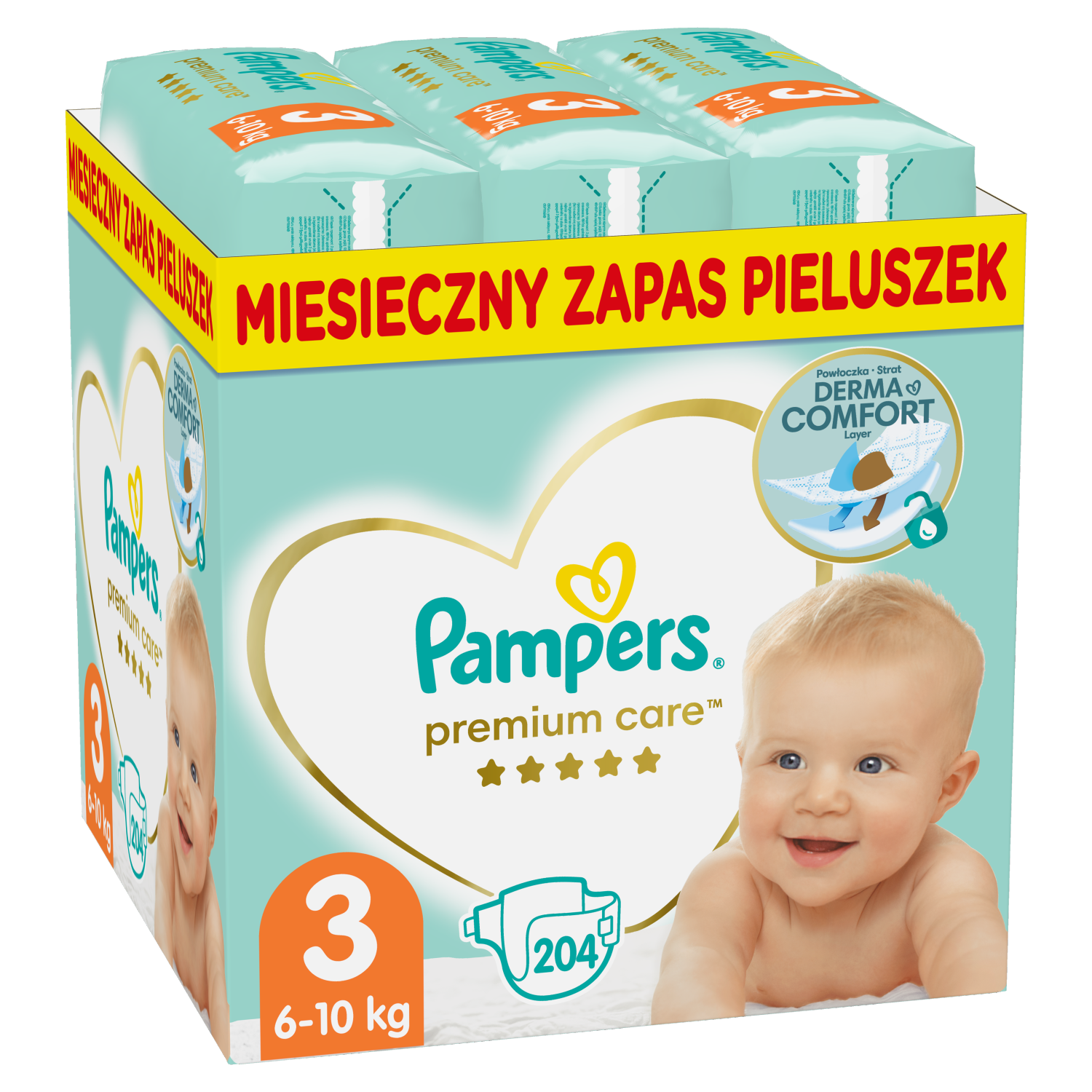 pampers premium care skład sroka oko