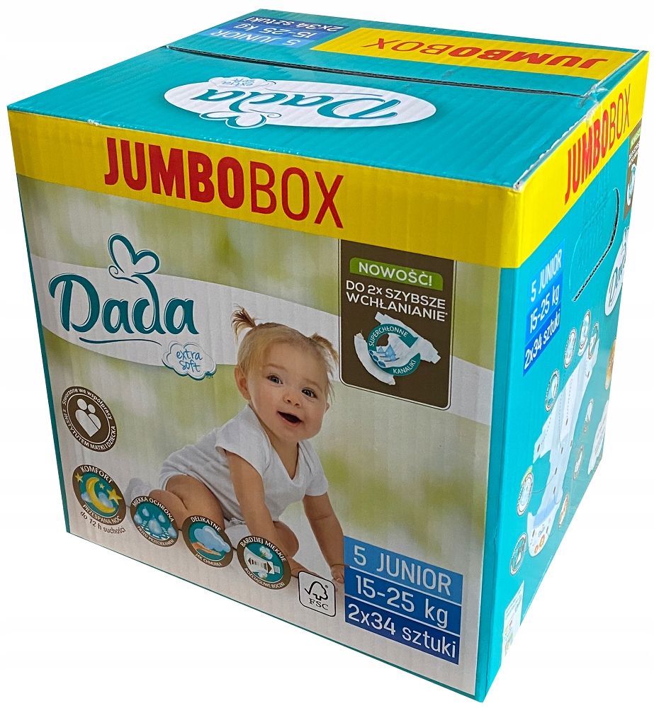 pieluchy dada extra soft jumbo box