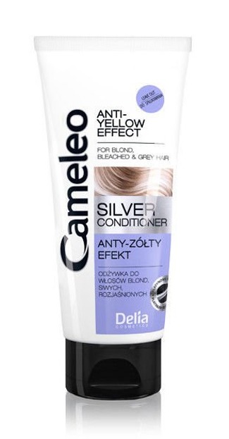 delia cameleo silver anty żółty efekt odżywka do włosów blond