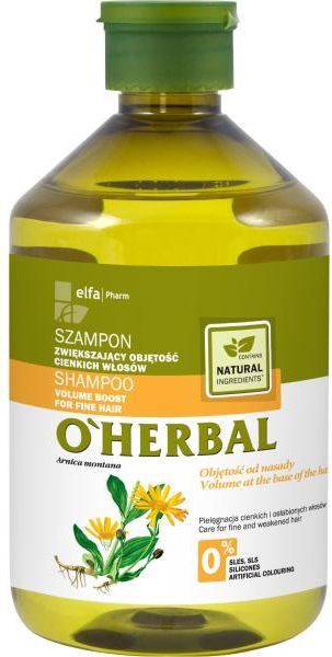 oherbal objętość szampon