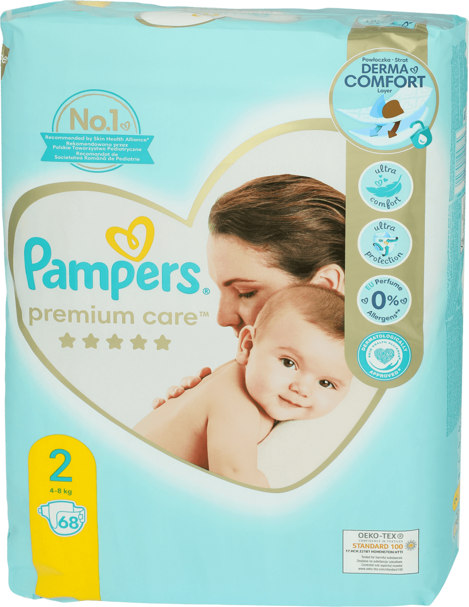 pampers premium care 2 cena 22 szt