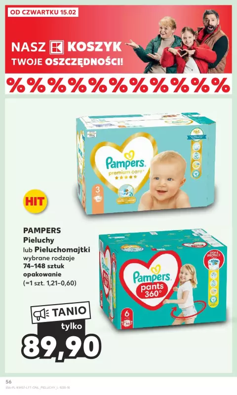 pampers 4 promocja tesco