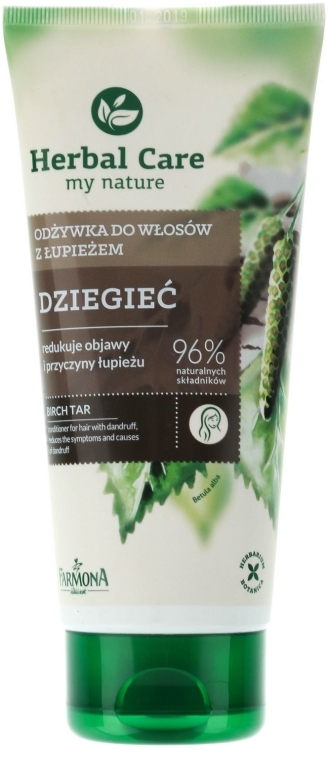 farmona herbal care odżywka do włosów z łupieżem dziegieć