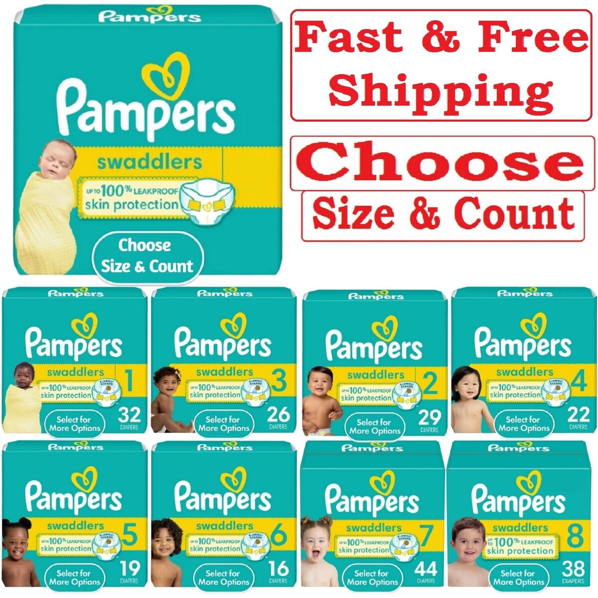 pampers size 3 29 pack