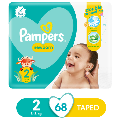 pampers new baby dry 2 68 szt