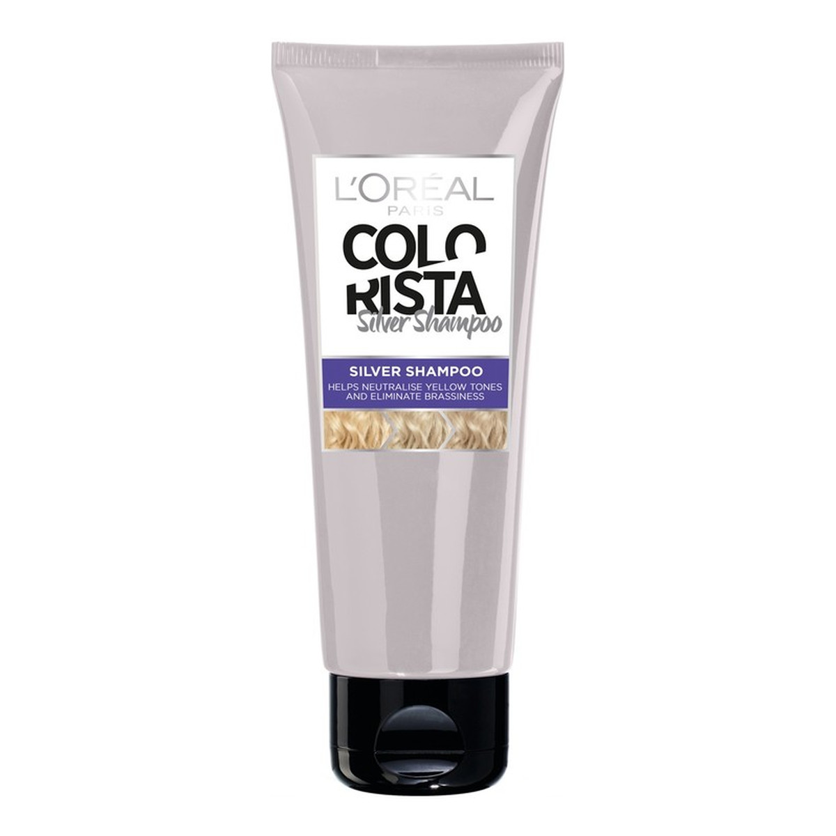 loreal colorista silver szampon neutralizujący żółty odcień do włosów blond