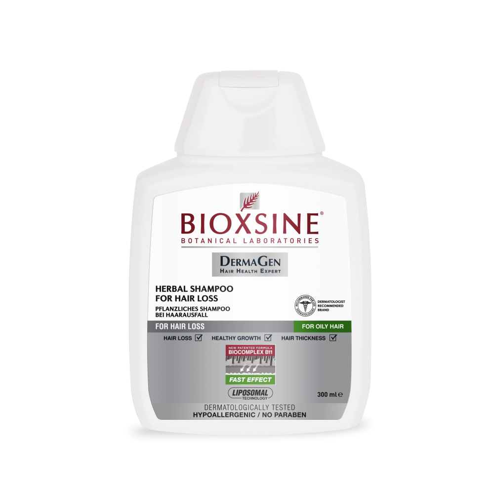 bioxsine szampon zapobiegający wypadaniu włosów do włosów przetłuszczających się