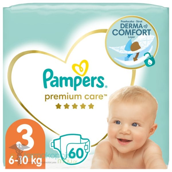 pampers premium care 3 edge 204 szt