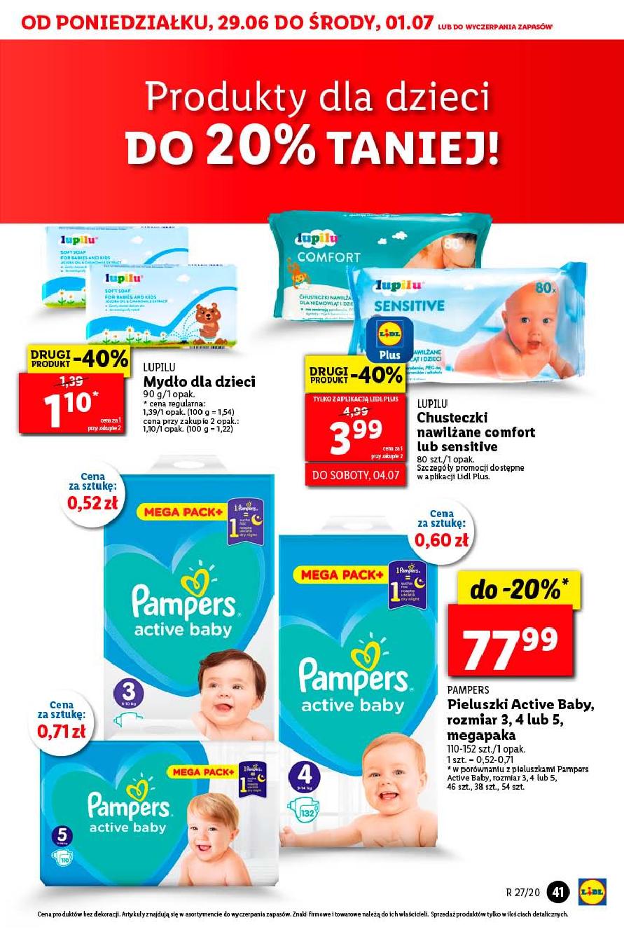 lidl pampersy pampers