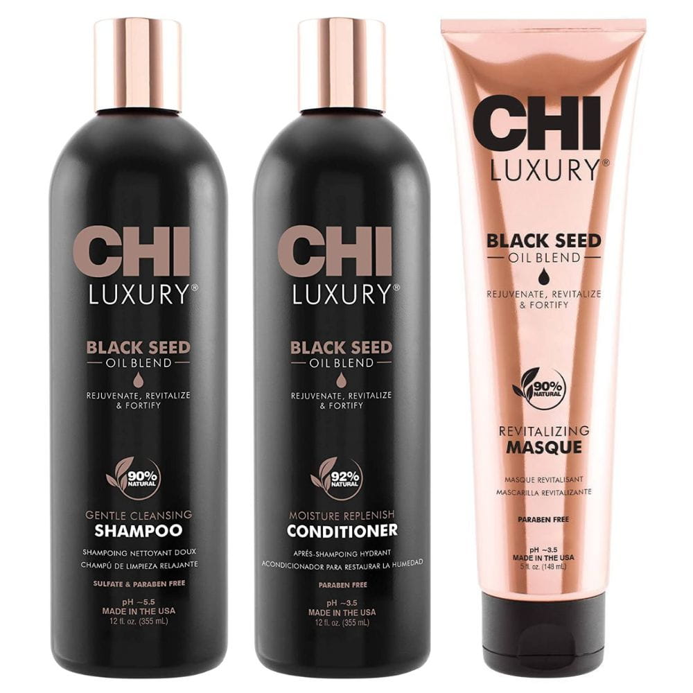 chi luxury black seed oil szampon opinie