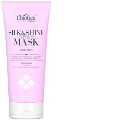 lbiotica express mask silk & shine odżywka wygładzająca do włosów