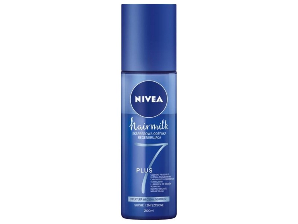 nivea hair milk lakier do włosów