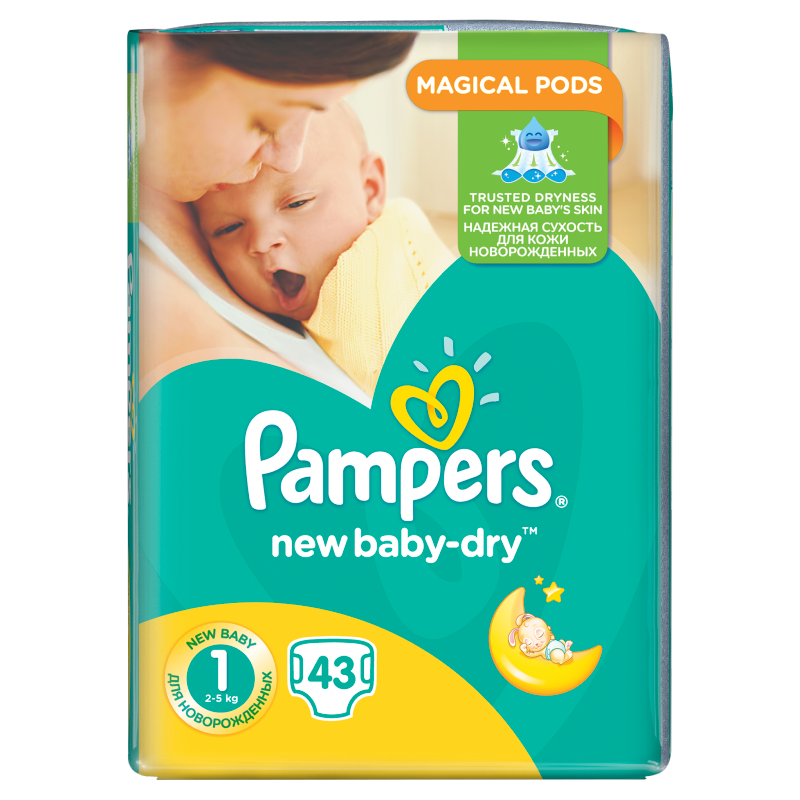 pampers new baby-dry pieluchy 1 newborn