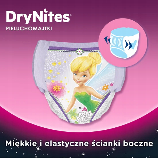 pieluchomajtki huggies drynites dziewczynki 4-7 lat