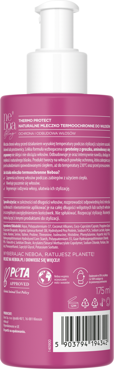 mleczko do włosów rossmann